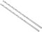CoCud Extra lange Hochgeschwindigkeitsstahl-Spiralbohrer, Durchmesser 6mm, Länge 250mm, Gerade Spiralbohrer - (Anwendungen: für Metall, Holz, Kunststoff, Aluminium), 2 Stück