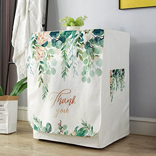 AuLYn Washing Machine Cover Waterproof Washing Machine Dryer Lid for Front Load Washer Protection-HW-,Width 60*thickness 60*height 85cm