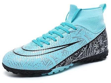 DHOVOR Football Boots Mens Astro Turf Football Boots Teenager Profession Athletics Football Trainers Indoor Soccer Shoes