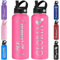 Gourde Personnalisable Enfant Isotherme Personnalisée avec nom En acier inoxydable Couvercle de paille gravé 354 ml, 532 ml, 700 ml, 950 ml, 1150 ml