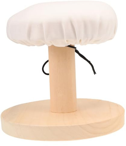 TOKIDNY Tablero De Planchado Redondo De Madera De Planchado Multifuncional Mesa De Planchar Portátil para Ropa para Casa y Dormitorios