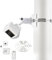 Camera Mast Mount for Ring Stick Up Cam, Pole Mounting Bracket Wall Mount for Ring Spotlight Cam Plus/Pro/Solar Panel/Pan Tilt, Accessories for Ring Outdoor Indoor Camera and Solar Panel