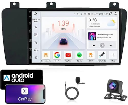 9-Zoll Autonavigator GPS-Navigator Auto-Audio-Video-Player Android 13 Passend für Volvo XC70 V70 S60 2004-2009 Supports Bluetooth Wireless CarPlay DSP Mirror Link 4G WiFi(T4 8 Core 4G+Wifi 4G+64G)