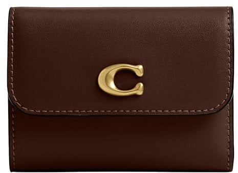 Coach Damen Essential Kartenhalter Zubehör Reisebrieftasche, B4/Ahorn, Einheitsgröße