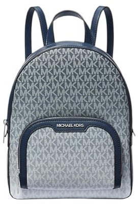 Michael Kors Jaycee Medium Ombré Signature Logo Rucksack, Marineblau, Medium, Rucksack