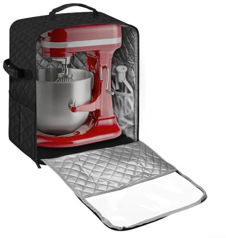 Stand Mixer Cover, Protective Dust Cover with Top Handle and Pockets, Compatible For Kitchenaid Mixer-Storage Bag(l)