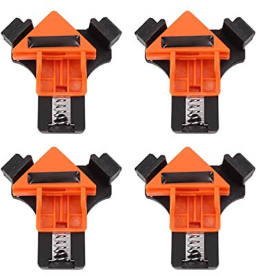 TOPINCN 90 Degree Angle Clamps Woodworking Corner, ABS Plastic Spring Load Tools Adjustable Swing Corner Clamp Corner Fixer for Welding Wood Working