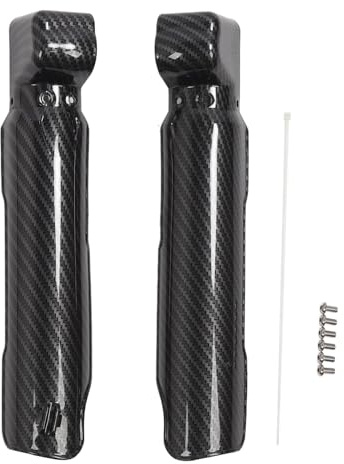 2PCS Shock Absorber Guard, Front Fork Guard for SurRon Light Bee X S, Carbon Fiber Pattern Motorcycle Fork Protector, ABS Material with High Strength, Easy Installation for Enhance