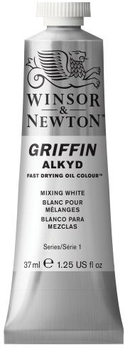 Winsor & Newton Huile à séchage rapide Alkyde Griffin 37ml 415 Blanc Pour Melange