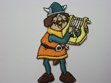 alles-meine.de GmbH Wickie Ulme und die starken Männer 4,8 cm * 7 cm Bügelbild Aufnäher Applikation Patch