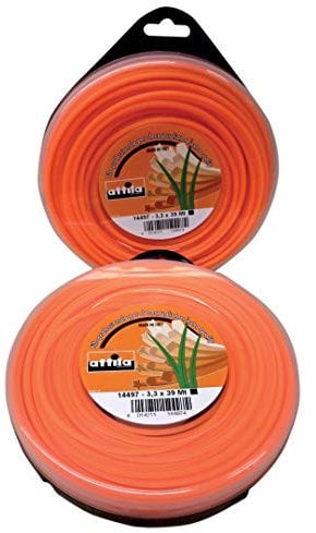 Maniver Filo per decespugliatore professionale quadro, diametro 3.3 x 39 m