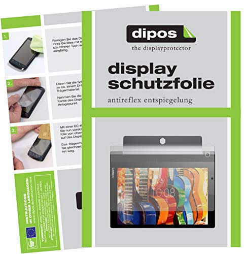 dipos I 2X Protector de Pantalla Mate Compatible con Lenovo Yoga Tablet 3 Pro (10 Pulgada) pelicula Protectora