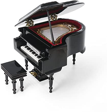 Odoria 1/12 Miniatur Klavier Puppenhaus Musikinstrumente Zubehör