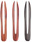 3pcs Bois en Forme de U Cheveux Rétro Épingle à Cheveux pour les Femmes (Couleur aléatoire)