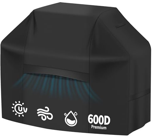iCOVER Grillabdeckung 82 Zoll, BBQ Grillabdeckung für Outdoor Grill, 600D Heavy Duty Wasserdicht BBQ Abdeckung, Große Grill Gasgrill Abdeckungen für Weber, Charbroil, Brinkmann, Nexgrill und mehr