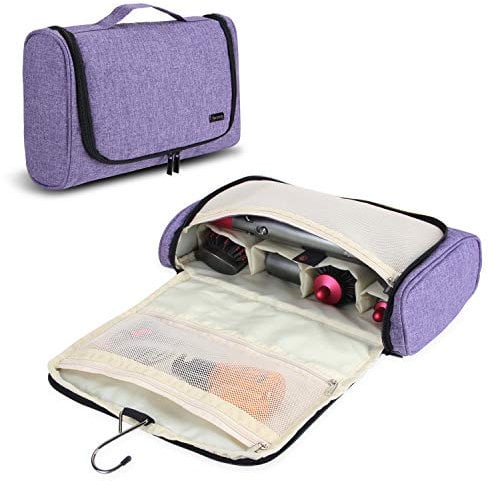 Teamoy Bolsa Viaje de Secador de Pelo, Bolsa organizadora de Colgar, Bolsa Cepillo Alisador de Pelo, Bolsa para Plancha Secador, Púrpura.