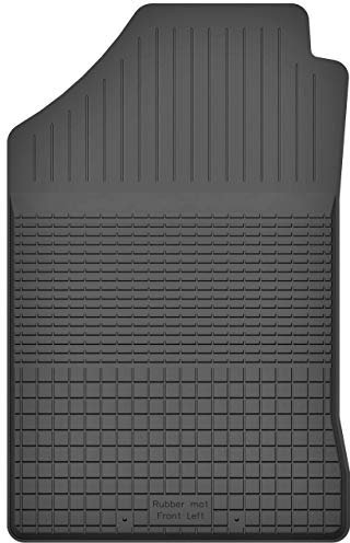 1 Stück Gummimatte Fußmatte Fahrer kompatibel mit Audi A2 (Bj. 2002-2005) ideal angepasst