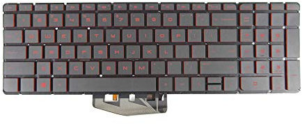 New Keyboard for HP Omen 17-W 15-AX 15-an SG-80750-XBA 835664-001 V150646LS1 9Z.NC8BQ.701 with Backlit Red US
