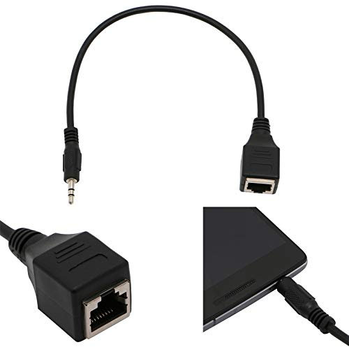 S-TROUBLE 3,5 mm mâle Jack TRS câble Audio vers RJ45 Prise Ethernet Adaptateur Fil 1 pc Fil numérique