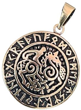 Kiss of Leather Sleipnir Anhänger aus Bronze Nr. 154