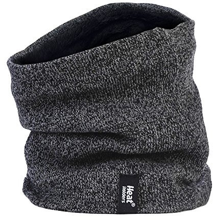 HEAT HOLDERS - Men's Thermal Winter Neck Warmer - 2.6 tog - One size (One Size, Grey)