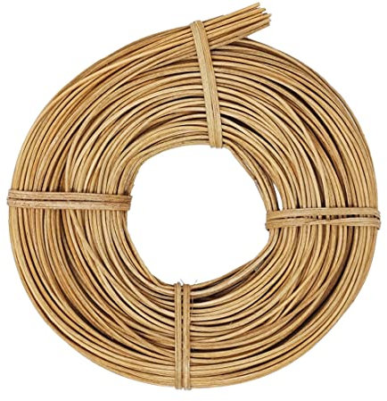 famos Osier tressé 2,25 mm - Plusieurs couleurs au choix (100 g, marron clair)