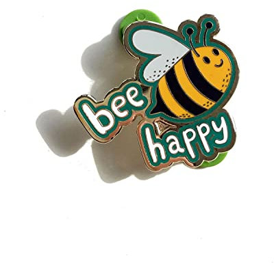 Niedliche Emaille-Anstecknadel mit Bienen-Motiv, lustig, coole Anstecknadel für Frauen und Kinder, für Rucksäcke, ästhetische Jacken, Dekoration, Legierter Stahl, Kein Edelstein