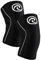 Rehband Power Max Kniebandage Kraftsport 7mm SBR/Neopren, wettkampfgeeignet, Knee Sleeves für Bodybuilding, Powerlifting, Crossfit & schweres Gewichtheben, Farbe:Schwarz - 1 Paar, Größe:XXL