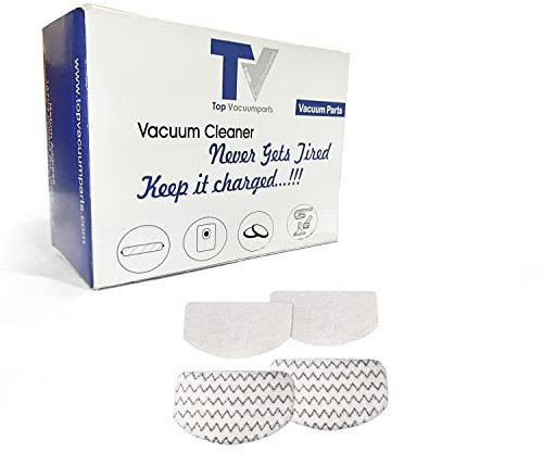 Replacement Part for Bissell Powerfresh 1940, 1440, 1540, 1806 Vacuum Washable Steam Mop Pads (4PK) # compare to part 1606668 & 1606669
