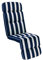 KETTtex EXKLUSIV Auflage Relaxliege blau gestreift I Gartenliege Polster 175x50x9cm I KTH3 Liegenauflage weich & robust I Wetter- & formbeständige Liegestuhl-Auflage I pflegeleichtes Liegekissen