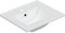 HOMN LIVING Lavabo cerámica Color Blanco, Lavamanos Rectangular, Medidas: 50 cm (Ancho) x 18 cm (Alto) x 40 cm (Fondo)