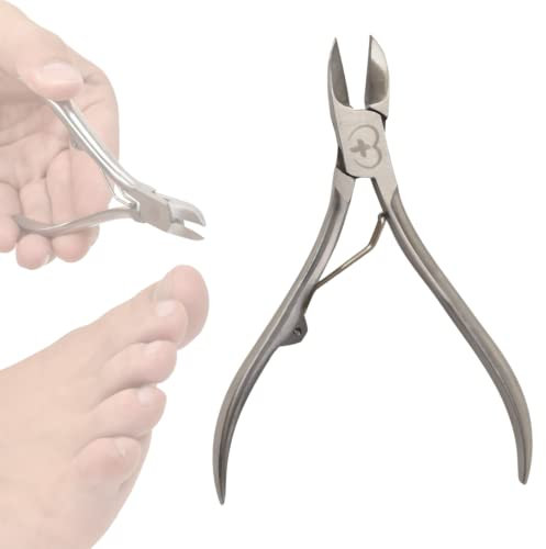 OrtoPrime Cortauñas pies Profesional - Alicate cortauñas - Corta uñas Adulto pies profesional - Alicate Uñas Encarnadas - Tenazas uñas - KIT Cortauñas Grande - Pedicura Profesional para PIES Y MANOS