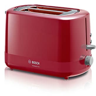 Bosch Haushalt TAT3A114 Grille-pain avec grille spéciale viennoisieries rouge