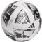adidas MLS Competition Nativo Fußball, Unisex, Erwachsene, 2024, Weiß/Schwarz/Silber-Metallic, 5