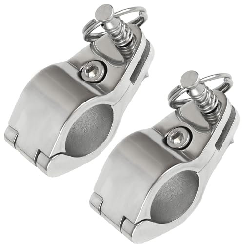 SHENGHUISS Bimini Top Jaw Slide Marine Stainless Steel 316 Heavy Duty Boat Bimini Canopy Fitting Hardware Tube Marine for Boat Yacht (7/8 inch 2 Pack)