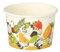 PAPSTAR Lot de 500 coupes à glace en carton rond 125 ml Ø 7,5 cm · 5 cm fruits colorés
