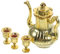 SKISUNO 1 Satz Miniatur- Spiel-Teekannen-Set Miniatur-Teekessel teekessel Retro puppenhauszubehör Spielzeuge Teetasse Miniaturgeschirr aus Metall Puppenhausminiaturen Cosplay Eisen