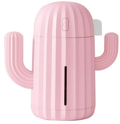dijiusidy Genießen Sie überall frische Luft. Tragbarer Kaktus Luftbefeuchter, kompakter, platzsparender Luftbefeuchter, Diffusor, Aroma Luftbefeuchter, Nebelhersteller, Rosa Batterie