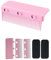 Jrifedptry Peine de fijación para plancha plana, peine de agarre para plancha plana, peine alisador de pelo, para plancha plana, color rosa