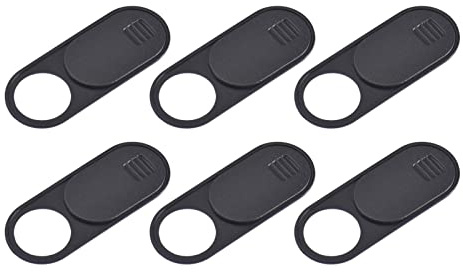Fmzrbnih Webcam Cover - Webcam Cover Dia, Kamera Privatsphäre Cover | Kameraabdeckung Slim Privacy Cover, Mehrzweckkamera -Blocker, Datenschutzschutz Für Telefonlaptops -Pad -Kamera -Geräte (Schwarz)