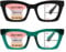 Hubeye 2 Pack Progressive Multifocus Reading Glasses for Women Blue Light Blocking Oprah Style Square Reader Spring Hinge 2.00