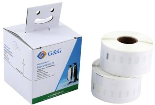 G&G Etiketten Kompatibel ersetzt DYMO 99012, S0722400 36 x 89mm Thermodirekt Papier Weiß 520 St. Pe