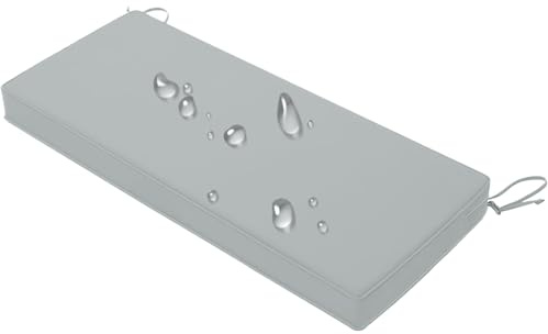 3cm Dicke Sitzkissen Sitzpolster Sitzauflage Bank, Outdoor Bankauflage Wetterfest, Rutschfeste Eckbank Auflagen Sitzauflage FüR Gartenbank, Wasserdicht Bankkissen Gartenbankauflagen,No2,100X40X3CM