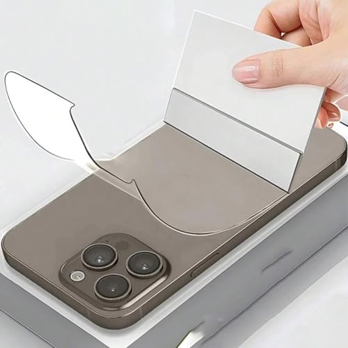 Stejnhge [2Pcs] Back Hydrogel Film for iPhone 16 Pro, Screen Protector [Clear HD] TPU Protective Film