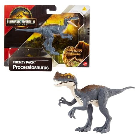 Jurassic World Rebirth – Frenzy Pack – Figur mit Gelenken, 15 cm Proceratosaurus