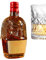 Bottiglia di whisky – Bottiglia personalizzata per liquori, base pesante Carafe | Migliora la presentazione versatile delle bevande, offre una semplice ed elegante bottiglia da portata per