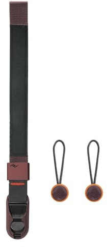 Peak Design Cuff Camera Wrist Strap, Eclipse, Compatible with DSLR, Compact and Point-and-Shoot Cameras, Low Profile, Quick Release and Connection, 200 lb Capacity, Camera Straps for Photographers