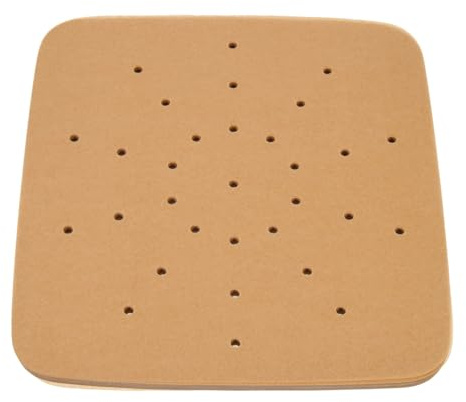 PEPLAYTAL 200fogli Carta Da Forno Traspirante Resistente Al Calorper Friggitrice Ad Aria Per Forno Materiale Di Sicuro e Utilper Contenere Cibo e Proteggere Apparecchio