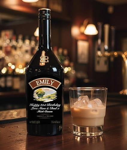 Baileys Personalised Bottle Label/Sticker - Easy to Apply