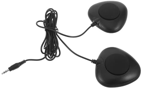 Cabilock Doppelbassdrum Pedal Elektronisch mit 3,5mm Anschluss Leises Doppel Fußpedal für E drums Drum Dämpfungspad für Übung und Musiker